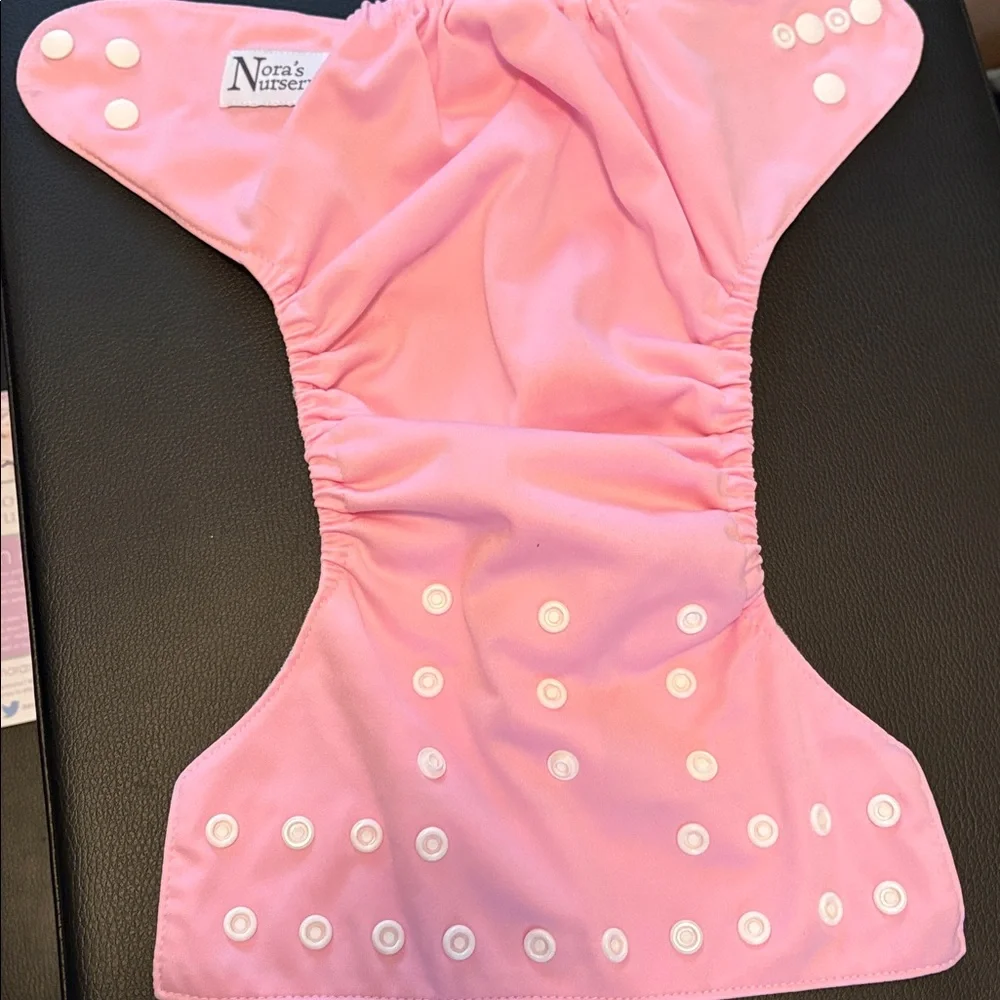 Pink Reusable Cloth Diaper Cover